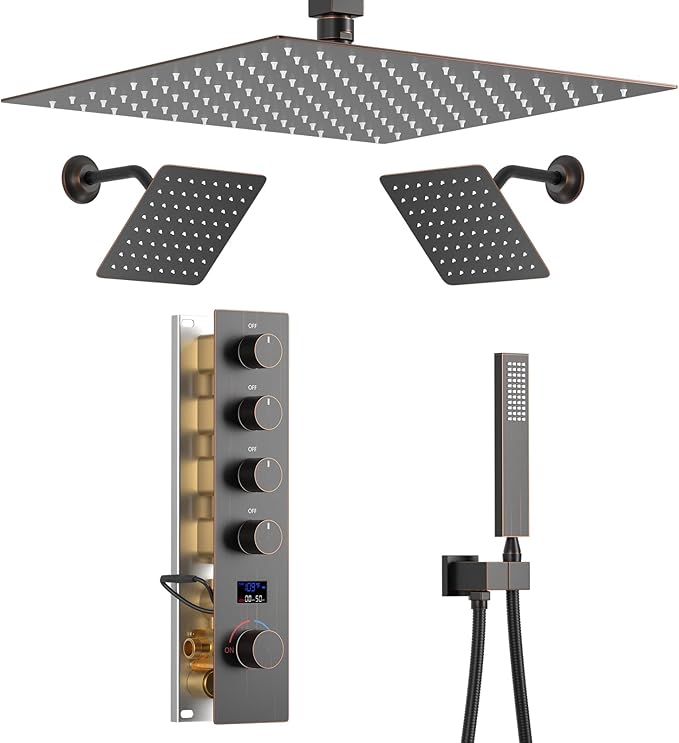 KATAIS Oil Rubbed Bronze Digital Display Shower System by KATAIS