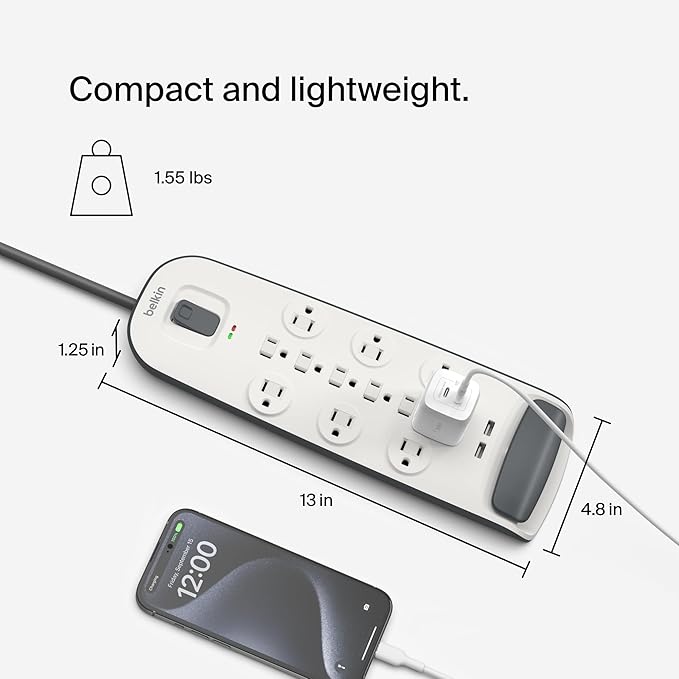 Belkin USB Power Strip Surge Protector - Image 4