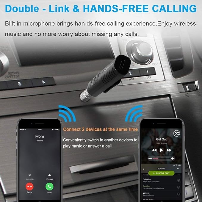 Bluetooth Receiver 5.0 Wireless Audio Receiver, Compatible - Image 3