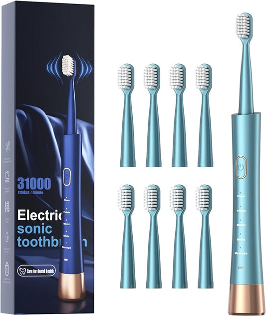AJELU USB Rechargeable Sonic Electric Toothbrush by AJELU