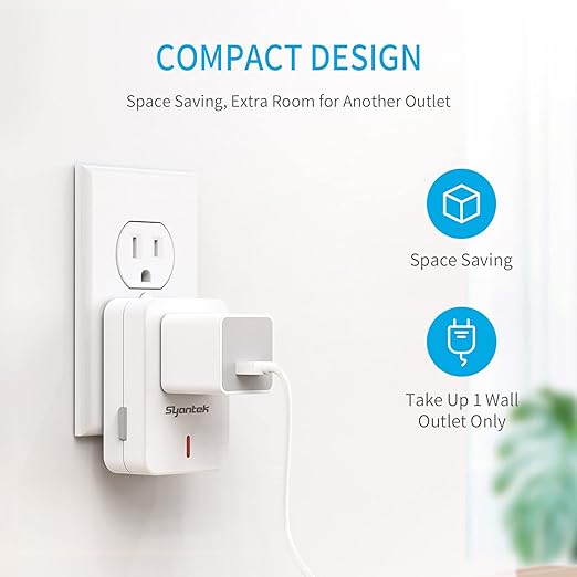 Syantek Remote Control Outlet Wireless Light Switch - Image 6