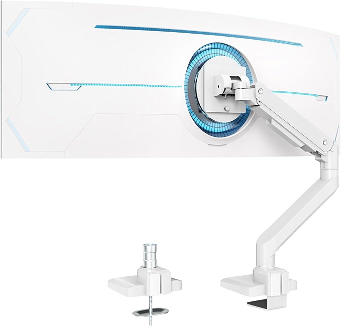 Premium Heavy Duty Monitor Arm for 17 to 49 inch Screens up to 44lbs, Fully by IMtKotW