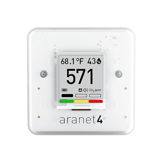 SAF Aranet4 Home: Wireless Indoor Air Quality Monitor by Aranet
