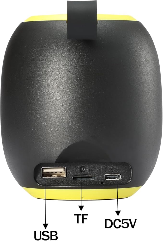 Portable Bluetooth Speaker – 8W HD audio quality, TWS stereo pairing, LED light - Image 7