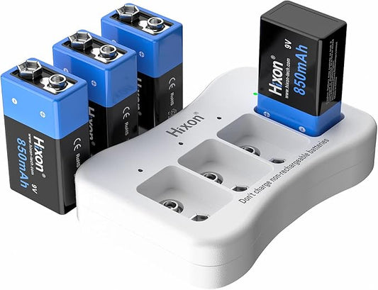 9v Rechargeable Batteries, 9 Volt Rechargeable Batteries by Hixon