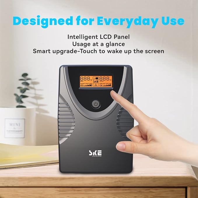 Ups Battery Backup and Surge Protector, Computer Uninterruptible Power Supply - Image 3