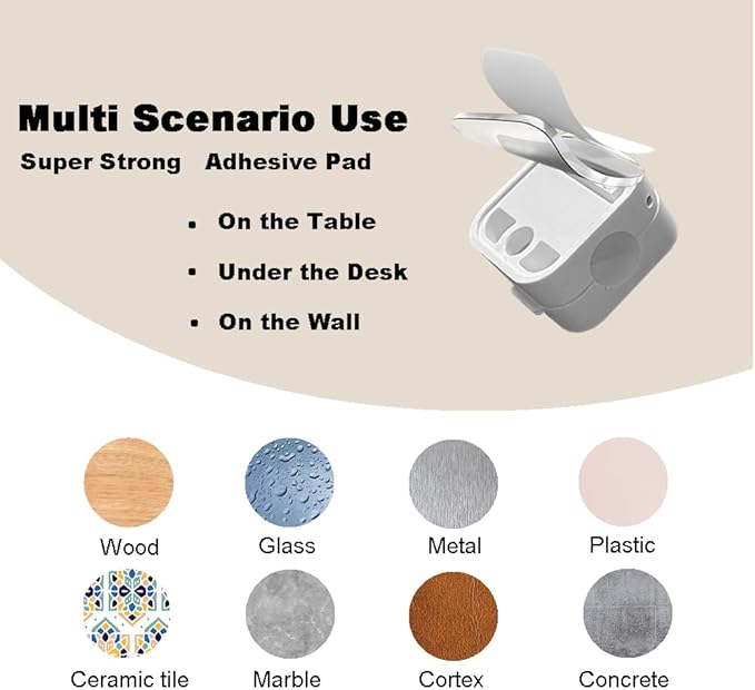 Magnetic Cable Clips Cord Organizer Holder, Adhesive Phone Cable Wire Charger - Image 6