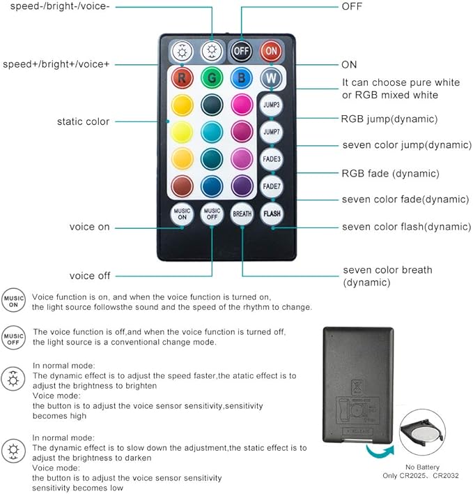 AZIMOM Bluetooth/RF Control 6W Car Use Sound Activated Fiber Optic Light Box - Image 3