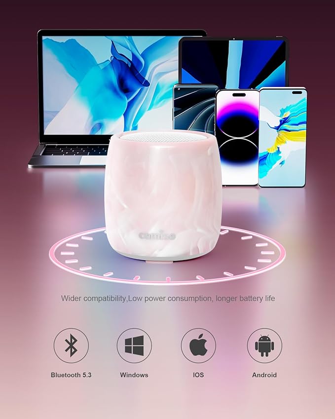 comiso Small Speaker, IPX7 Waterproof Bluetooth Speaker - Image 4