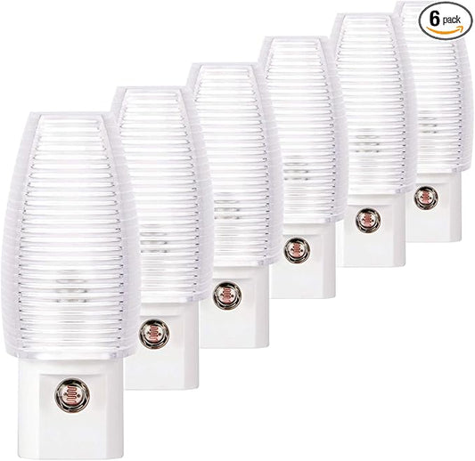 Emotionlite Plug in Night Light, Neutral White LED Nightlight, Dusk to Dawn by Emotionlite