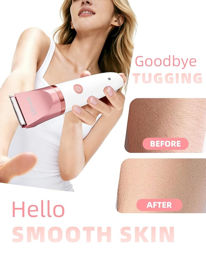 Ufree Electric Shaver Razors for Women Pubic Hair, Bikini Trimmer for Face and - Image 4