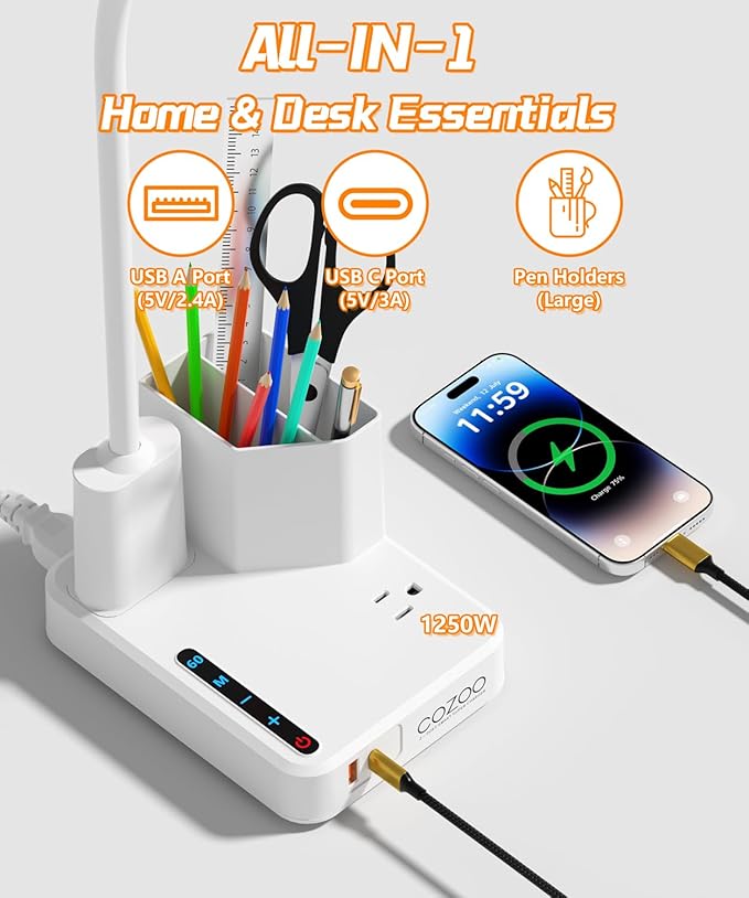 Desk Lamp, LED Desk Lamps for Home Office - Image 3