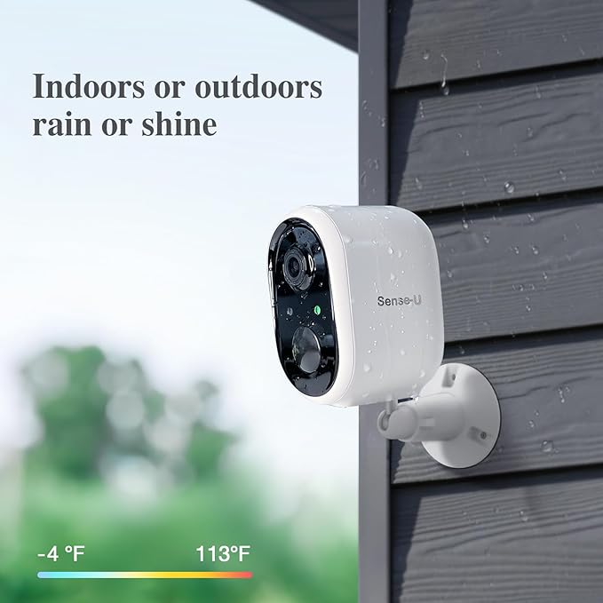 Sense-U Battery Baby Monitor Smart Security Camera, Indoor/Outdoor Use - Image 5