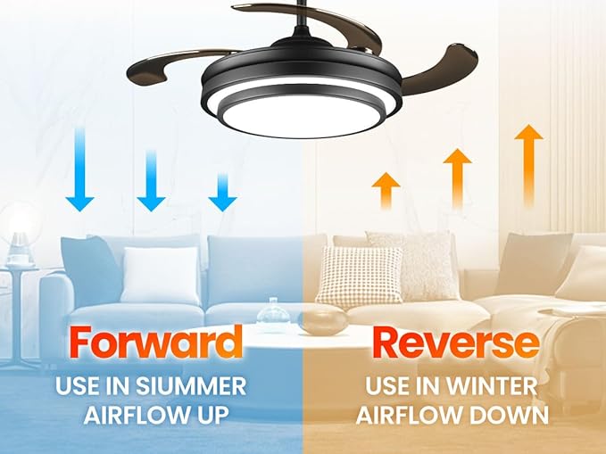 48 Inch Retractable Ceiling Fan - Image 7