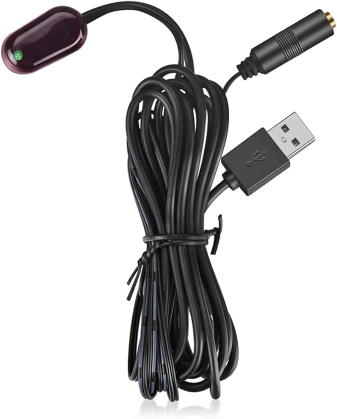 URWOOW IR Repeater Hidden Infrared Remote Extender System 1 Receiver 4 Emitters - Image 5