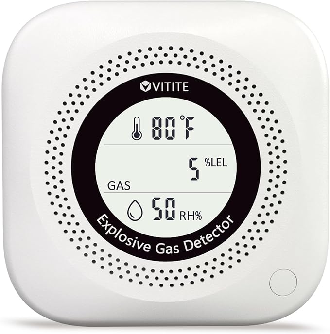 3 in 1 Natural & Propane Gas Detector, Plug in Natural Gas, Humidity and by VITITEProtectYourHomeSafety