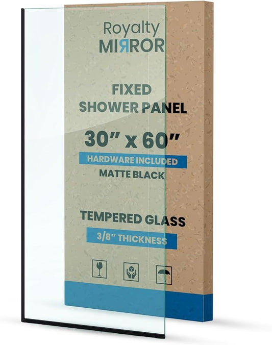 Royalty Fixed Shower Screen by Royalty+Mirror