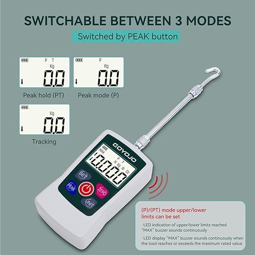 GOYOJO Digital Force Gauge High-Precision Push-Pull Meter - Image 5