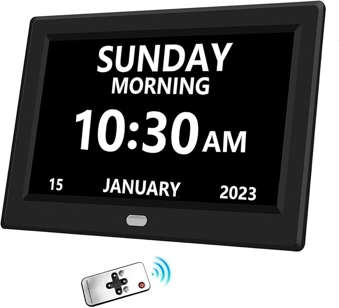 MRCHYDZ 10 Inch Clock with Day and Date by MRCHYDZ