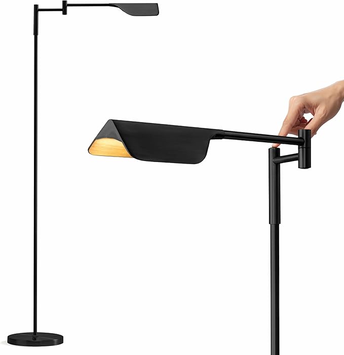 Brightech Leaf Pharmacy LED Reading Lamp, Dimmable Floor Lamp by Brightech