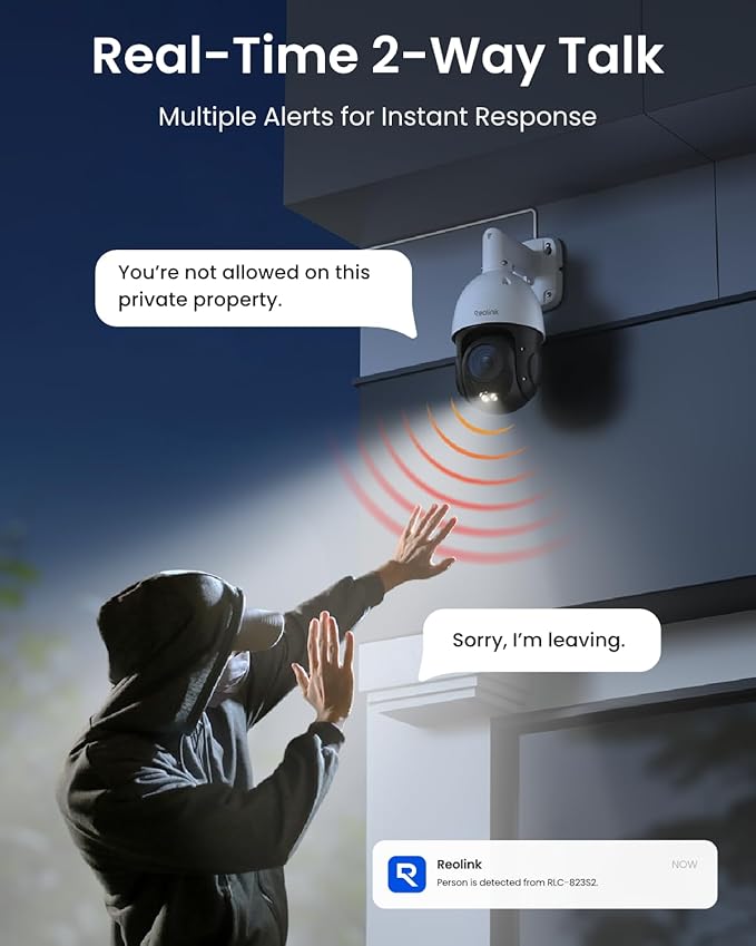 REOLINK RLC-823S2 Smart 4K/8MP UHD PTZ Security Camera - Image 7