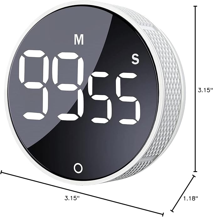 AVINIA Digital Kitchen Timers, Visual timers Large LED Display Magnetic - Image 7