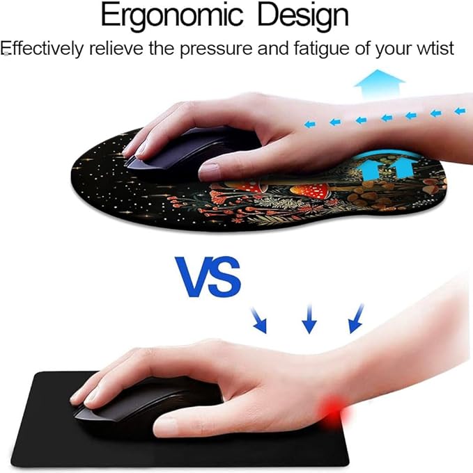 Ergo Comfort Gel Wrist Rest Mouse Pad-Ergonomic Office Mousepad - Image 2