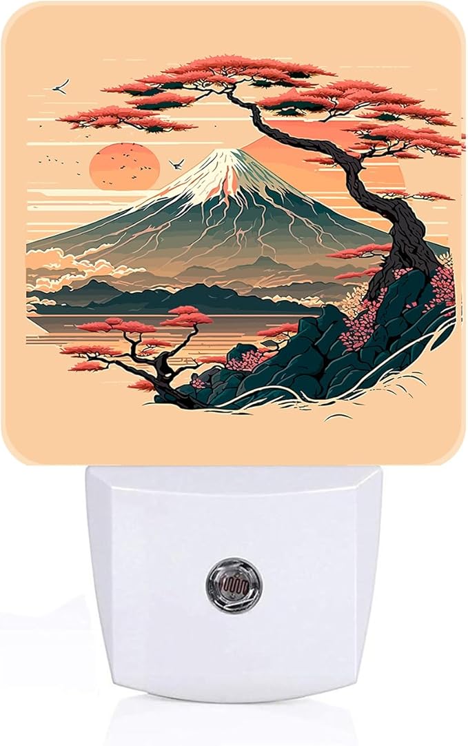 FSHVQKD Mount Fuji Night Light, Plug-in Night Lights by Unknown