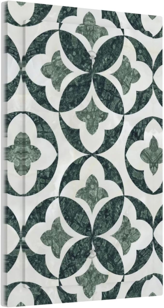 Bvtewkhz Green Luxury Modern Cubic Marble No Device Single Blank Decorative - Image 2