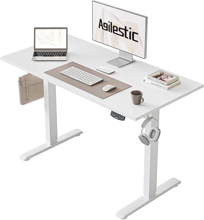 Agilestic Electric Standing Desk 40 x 24 Inches, Height Adjustable Desk by Agilestic