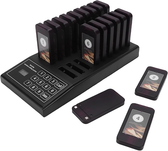 Luocute Wireless Calling System, 18 Receivers 1 Transmitter Channel 30-100m - Image 8
