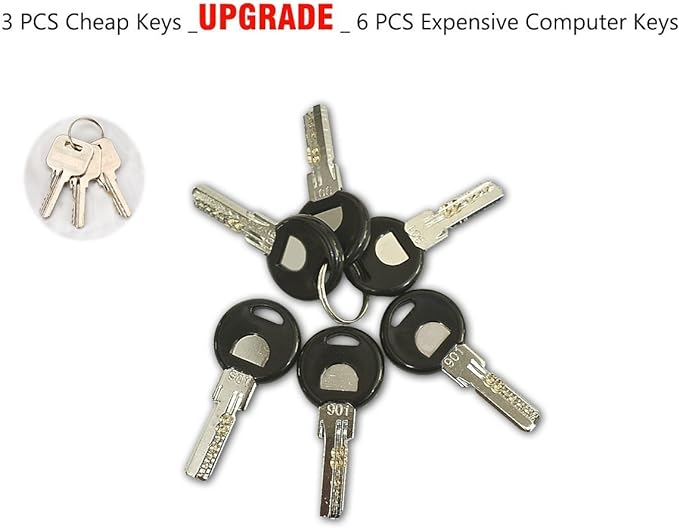 AMOCAM Electric Electronic Door Lock 6pcs Computerized Doted Keys DC 12V - Image 2