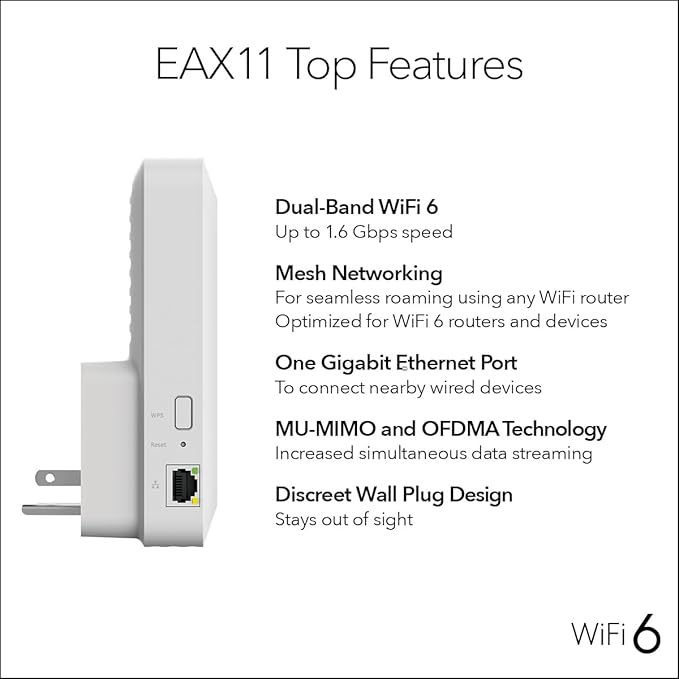 NETGEAR WiFi 6 Mesh Range Extender - Image 6