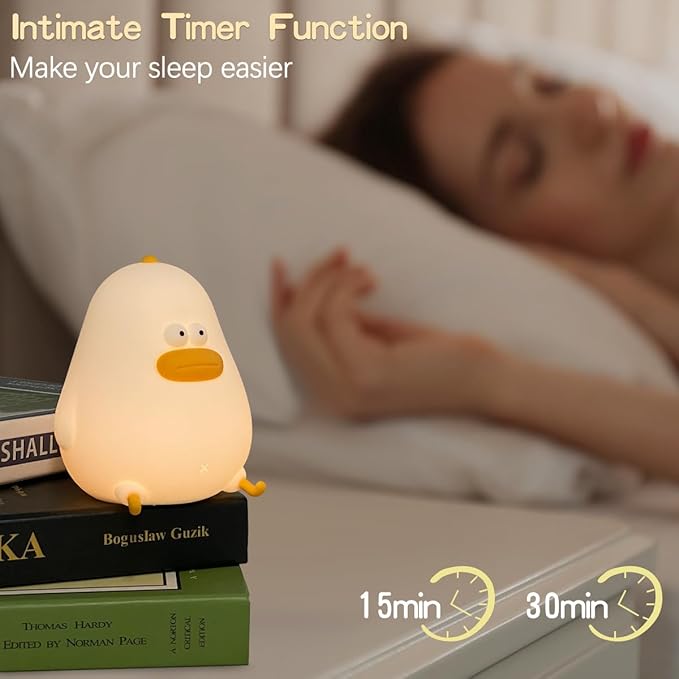 LEDHOLYT Night Light for Kids, Cute Silicone Nursery Chick Lamp for Baby and - Image 5
