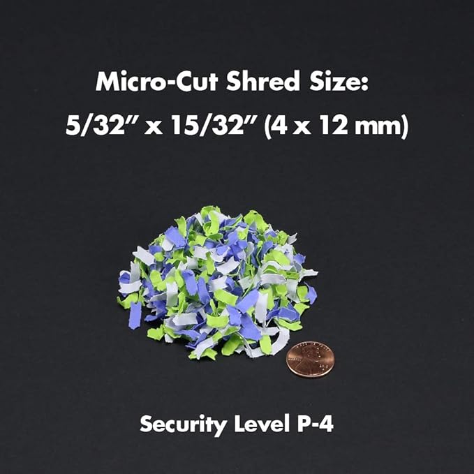 Aurora AU608MB High-Security 6-Sheet Micro-Cut Paper Credit Card Shredder - Image 6