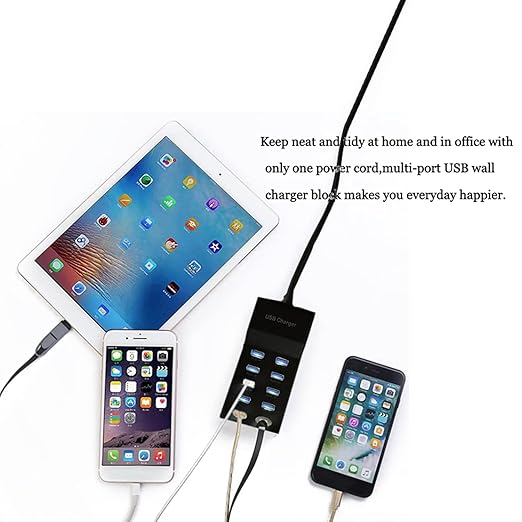 USB Charging Station 50w10A 10-Port Charger, Compatible - Image 7