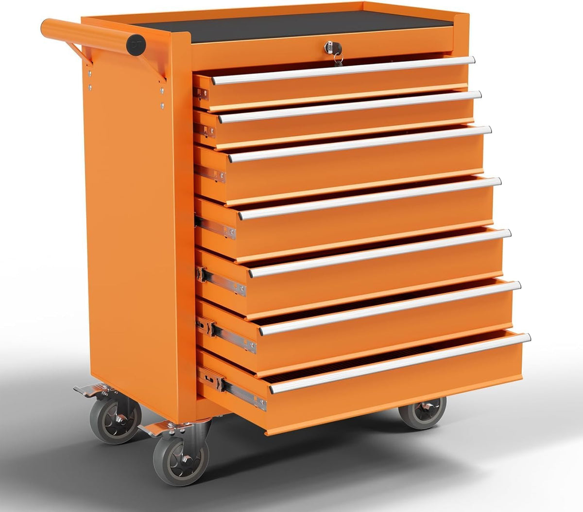 7-drawer metal rolling tool chest with wheels,tool storage, main product view