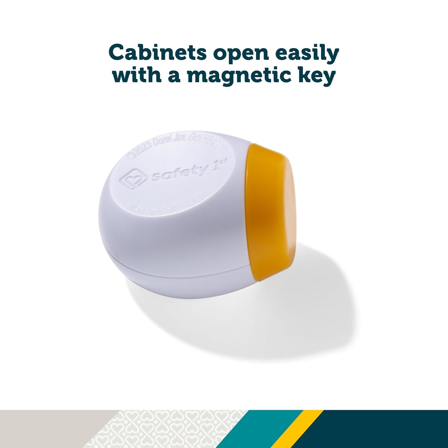 Safety 1st Secure-to-Explore Adhesive Magnetic Lock Keys, 2 Extra Keys, White