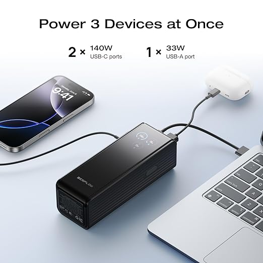 EF ECOFLOW Rapid Power Bank 25, 170W Portable Charger - Image 3