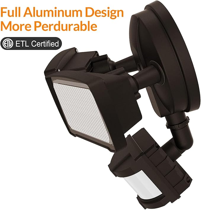 LEPOWER 30W LED Security Lights Motion Sensor Light Outdoor, 3200LM Motion - Image 5