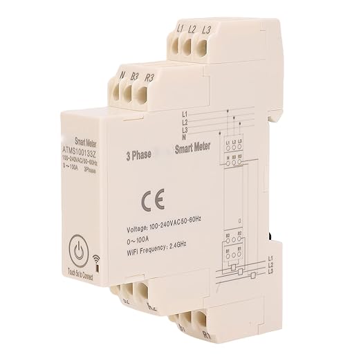 100A 3 Phase Power Meter Energy Consumption Electricity Usage Monitor - Image 9