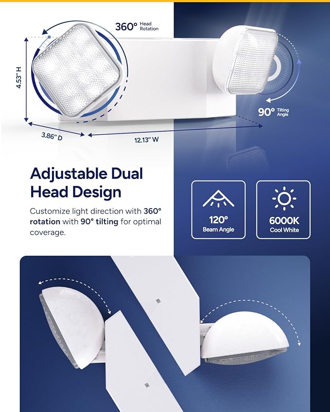 Sunco 6 Pack LED Emergency Lights - Image 7