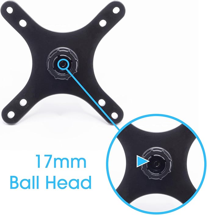 Kado Portable Monitor Stand Adapter Bracket Plate Tripod Black, Wall Mount Arm - Image 5