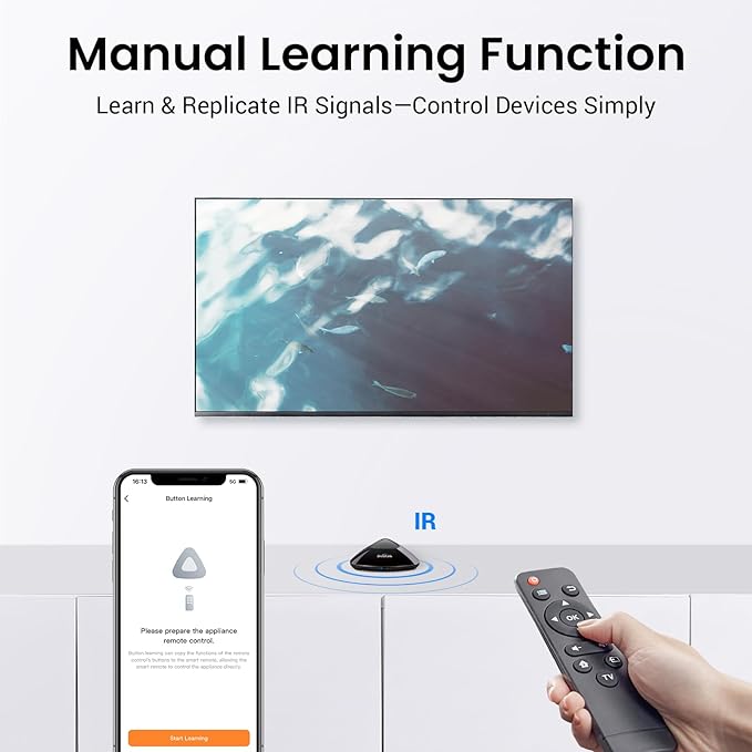BroadLink Universal IR/RF Remote RM MAX, Wi-Fi & BLE Smart Hub - Image 8