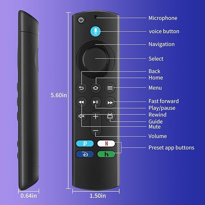 L5B83G Replacement Voice Remote Fit - Image 4