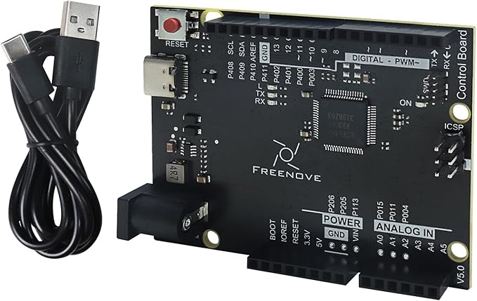 Freenove Control Board V5 Rev4 Mini, Arm Cortex-M4 Microcontroller, USB-C by Freenove