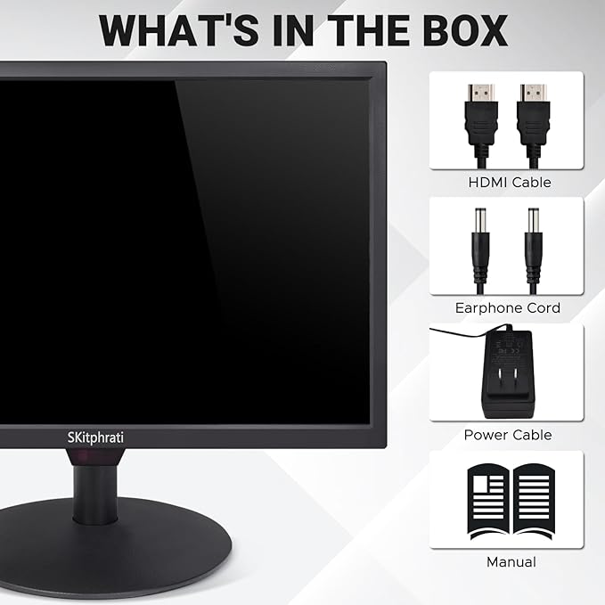 SKitphrati 19 Inch HD PC Monitor, Computer Monitor - Image 7