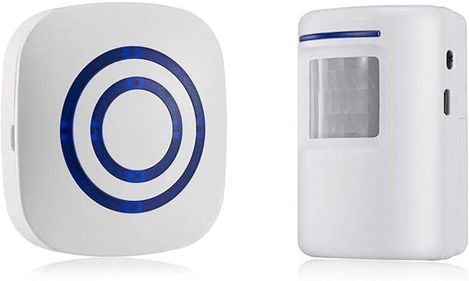 Door Chime, Wireless Business Door Motion Sensor Detector Smart Visitor by DOHAOOE
