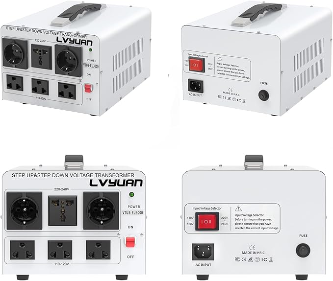 LVYUAN Heavy Duty 3000W Watt Voltage Transformer Converter Step Up/Down - Image 4