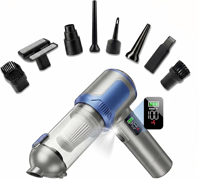 makecatch Handheld Car Vacuum Cleaner, 20000Pa High-Power Cordless Vacuum by MAKECATCH